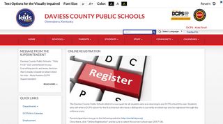 Online Registration - Daviess County Public Schools