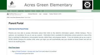 Parent Portal | Douglas County School District