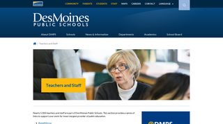 Teachers and Staff - Des Moines Public Schools