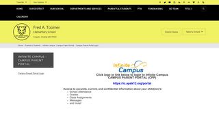 Infinite Campus - Campus Parent Portal / Campus Parent Portal Login