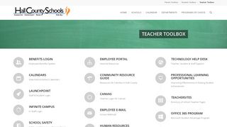 Teacher Toolbox – Hall County Schools