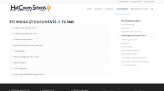 Technology Documents & Forms – Hall County Schools