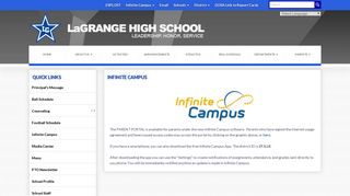 Infinite Campus - LaGrange High School - Troup County School System