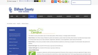 Infinite Campus - Oldham County High School