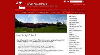 High School - Lowell Area Schools