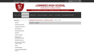 Staff Links - Lowndes High School