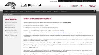 Infinite Campus / Login Instructions - Ankeny Community School District