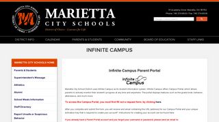 Infinite Campus - Marietta City Schools