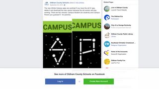 The new Infinite Campus apps are... - Oldham County Schools ...