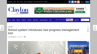 School system introduces new progress management tool | News ...