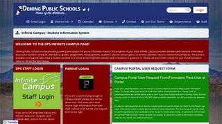 Infinite Campus - Student Information System - Deming Public Schools