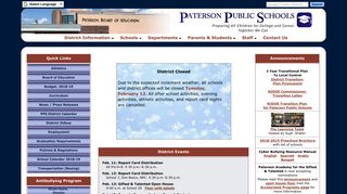 Paterson School District - Paterson, New Jersey -curriculum, k-12 ...