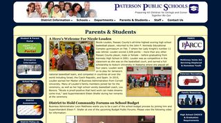 Parents & Students - Paterson School District - Paterson, New Jersey ...