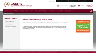Infinite Campus / Portal Access - Ankeny Community School District