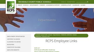 Employee Links - Rockdale County Public Schools