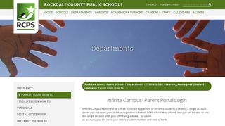 Parent Login How To - Rockdale County Public Schools