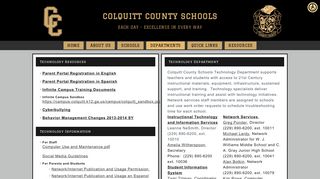 Technology - Colquitt County Schools - School Websites by SchoolDesk