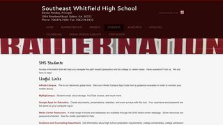 Students - Southeast Whitfield High School