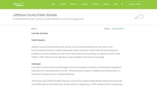 Jefferson County Public Schools Success Story · Infinite Campus