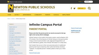 Infinite Campus Portal - USD 373 - School Loop