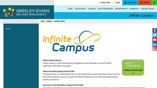 Infinite Campus / Home - Greeley-Evans School District 6