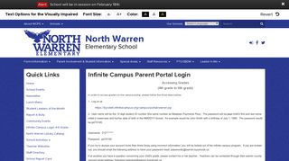 Infinite Campus Parent Portal Login - Warren County Public Schools