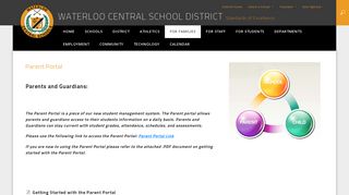Parent Portal - Waterloo Central School District