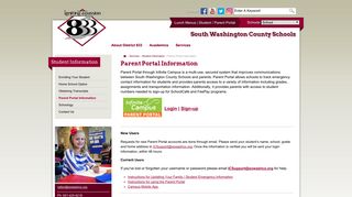 Parent Portal Information | South Washington County Schools