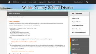 Parent Portal - Walton County School District