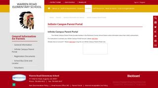 Infinite Campus Parent Portal - Richmond County School System