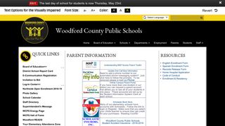 Parent Information - Woodford County Public Schools