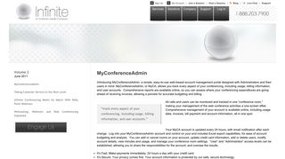 MyConferenceAdmin - Infinite Conferencing