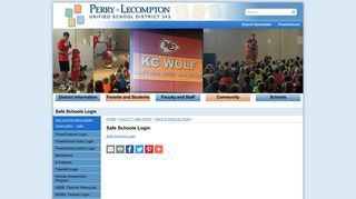 Perry Public Schools USD343 - Safe Schools Login