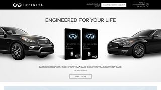 Infiniti Credit Card - Engineered for Your Life - Synchrony