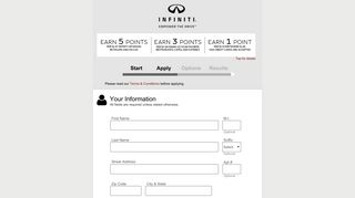 INFINITI - Apply for the INFINITI Credit Card - Synchrony