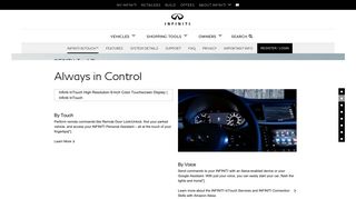 INFINITI InTouch Connected Services | INFINITI USA