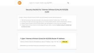 192.168.1.254 - Telemex Infinitum EchoLife HG520b Router login and ...
