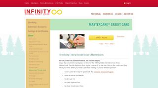 MasterCard® Credit card | Infinity FCU | Portland, ME - Bangor, ME ...