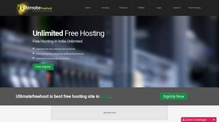 Ultimatefreehost.In: Free Unlimited Hosting