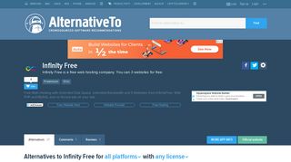 Infinity Free Alternatives and Similar Websites and Apps ...