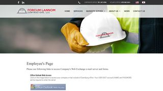 Employee Login Access - Forcum Lannom Contractors