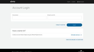 Log In To Your XFINITY Prepaid Account | XFINITY