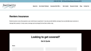 Renters Insurance|Infinity Insurance Agency