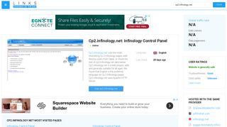 Visit Cp2.infinology.net - Infinology Control Panel.