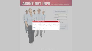 Agent Net Info - Login