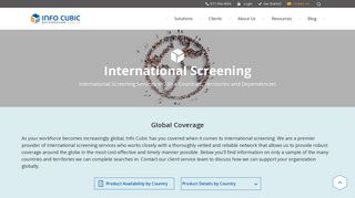 International Screening: Employment Background Checks | Info Cubic