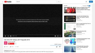 Cek Info GTK Terbaru 2017 Dapodik 2018 - YouTube