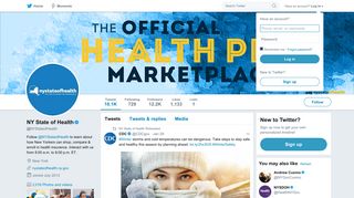 NY State of Health (@NYStateofHealth) | Twitter