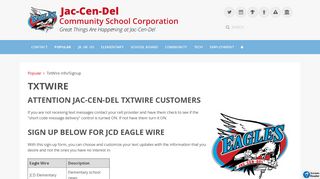 TxtWire Info/Signup - Jac-Cen-Del