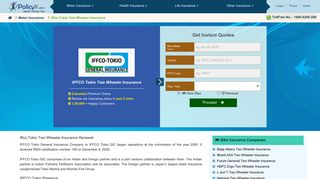 Iffco Tokio Two Wheeler Insurance - Online Renewal, Reviews ...